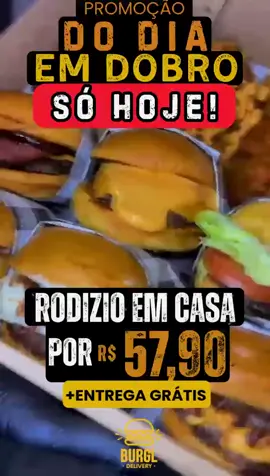 Na Burgl Delivery é de verdade e feita pra você aproveitar sem culpa 😍🍔 #fastfood #hamburger 