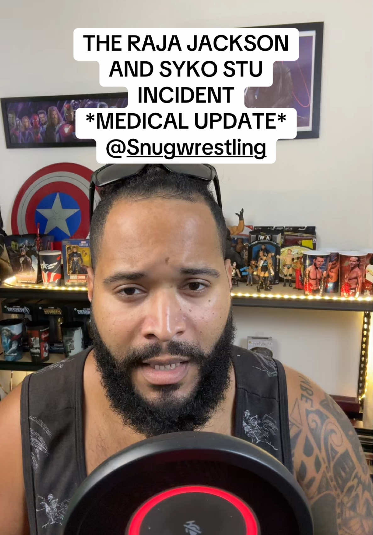 Medical Update From The Raja Jackson and Syko Stu Incident #wrestletok #wrestlingtiktok #Rajajackson #podcast #Foryoupage 