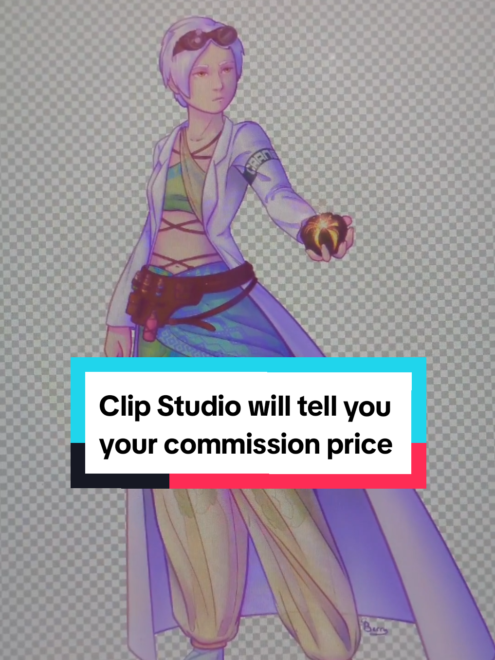 Unsure how to price your art commissions? Clip Studio can tell you, using art you've already made. #artcommission #artbusiness #digitalart #artistsoftiktok #clipstudiopaint 