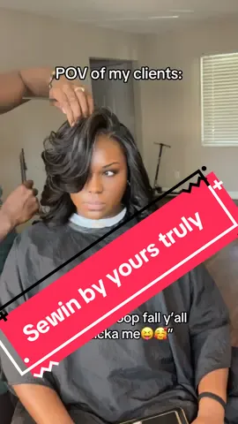 Partial Sewin for one of my faves!! I have thee most beautiful clients I swear 😍😍. You can feel the hairstyle before you even look in the mirror by how it feels around your face 😉. #atlantahairstylist #partialsewin #sewin #layeredhair #naturalhairstyles 