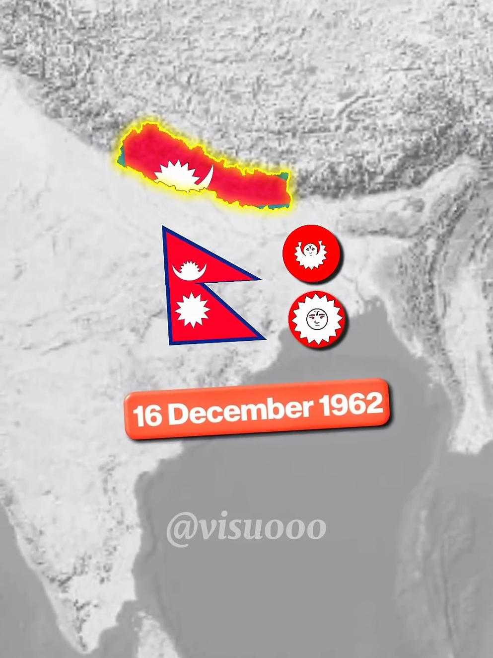 The World's Only Non Rectangular Flag 🇳🇵 #creatorsearchinsights #foryou #geography #history #unfrezzmyaccount @TikTok @TiktokPakistanOfficial @tiktok creators @tiktokglobal 