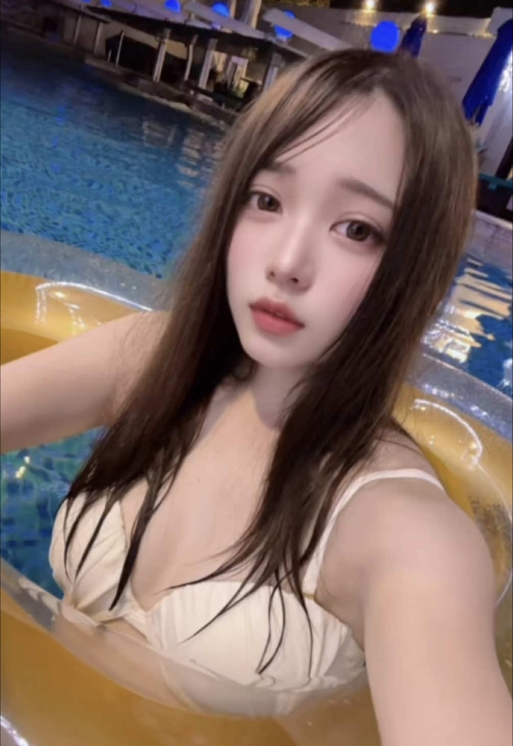 温水で気持ちよかった🫧 #ナイトプール 