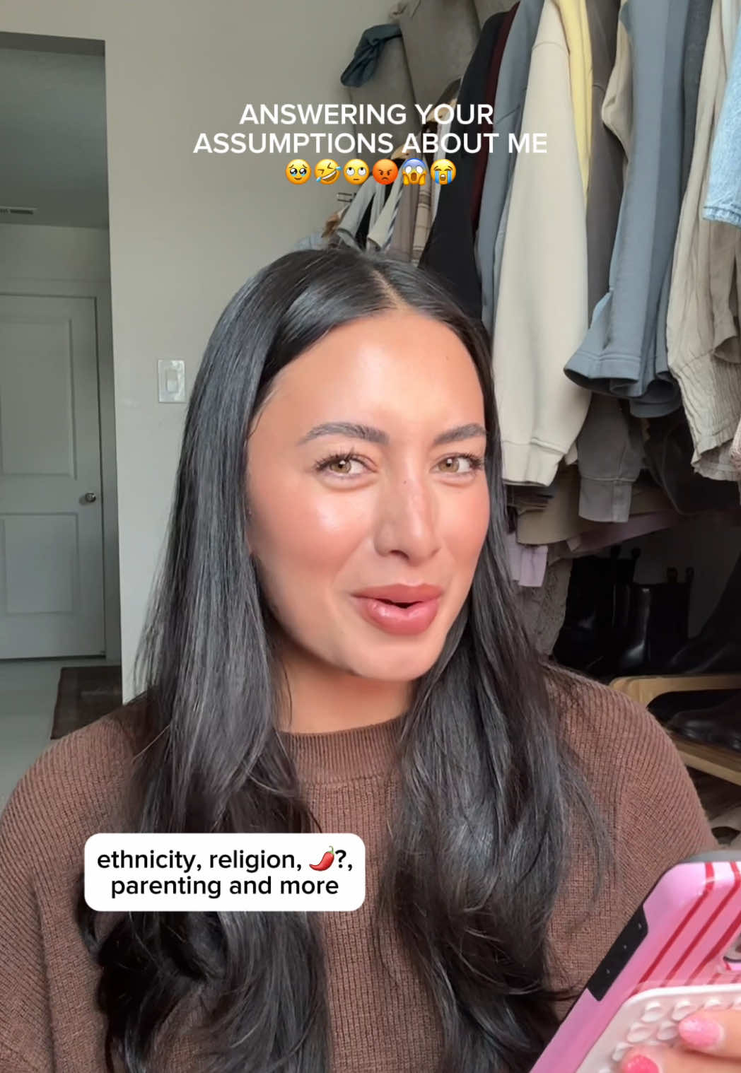 That was A LOT😰 Should we go part 2?🤪 #assumptionsaboutme #aboutme #gettoknowme #grwm #chattygrwm @DIBSBEAUTY @Rare Beauty @Tower 28 official 