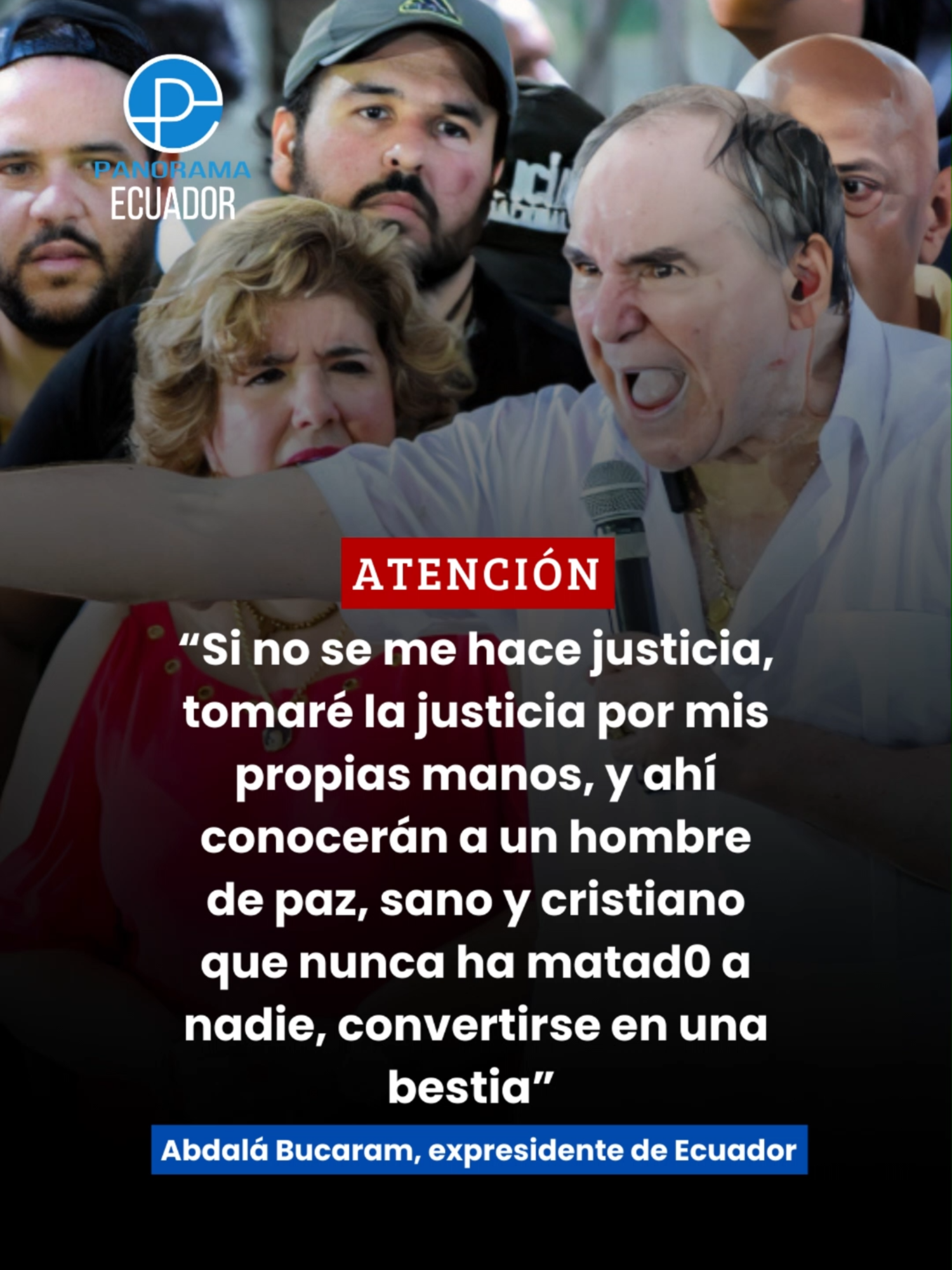 El expresidente Abdalá Bucaram reapareció tras casi 30 años de su destitución por “incapacidad mental permanente” y presentó su caso ante la Comisión Interamericana de Derechos Humanos (CIDH). Su reclamo, ingresado en 2015, fue finalmente formalizado tras superar obstáculos económicos, y busca justicia internacional, limpiar su nombre y sentar un precedente histórico. Además, solicita una compensación de 200 millones de dólares por los daños ocasionados. Bucaram asegura que no busca perjudicar al país, sino reparar el daño a su imagen y al de su familia. Pero su mensaje más fuerte fue una advertencia directa: “Si no se me hace justicia, tomaré la justicia por mis propias manos… conocerán a un hombre de paz que se convertirá en una bestia”. Según él, está cansado del silencio y quiere proteger su legado y el de sus hijos y nietos. El exmandatario también denunció que su destitución fue una maniobra política sin sustento legal. Ahora espera una respuesta justa por parte de la CIDH y del Estado ecuatoriano, aunque dejó claro que si no la recibe, actuará por su cuenta. #abdalabucaram #ecuador #noticias