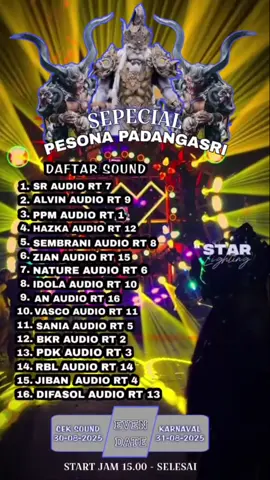 Siap no Sangune Jii.....👌🔥 #soundkarnaval #mojokerto  #padangasrijatirejo #fyp 