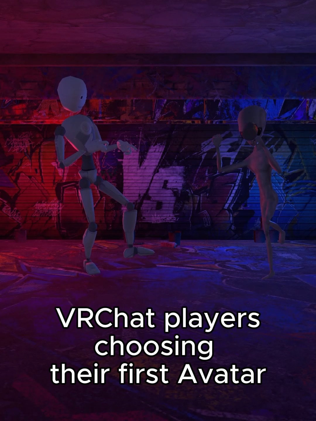 New Players choosing their avatar be like.. #VRChat #vrchatmemes #vrchatfunny #VR #VRC #GrobiVR