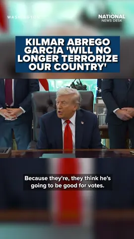 President Trump said Kilmar Abrego Garcia will “no longer terrorize our country,” after he was taken back into ICE custody Monday and faces potential deportation to Uganda.  #kilmarabregogarcia #ms13 #uganda #ice #trumpadministration #deportation #maryland