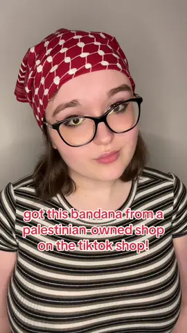 it’s super cute !! @DemmiFalestini #tiktokshop #bandana #accessories #keffiyeh #palestine 