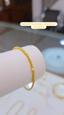 ✨️high polished ball bracelet crafted in 21karatgold . Details; 1.56 grams/21karatgold Priced @ 515,000 tsh + Tax . (Note; price is not fixed, will change as prices go higher or lower) . (Gold prices change every minute, we can't mention fix prices ,you can dm us or whatsapp our sales team us so we can give you the live prices of products you select) Contact info;👇🏻 . We accept trade/exchange from old gold jewelry to new gold jewelry at reasonable rates/offers. . Attentive 🛵 Delivery available all over Tanzania 🇹🇿 . Contact our sales team through Whatsapp 📞 ✨️Gold jewellery department; +255 686 300 800 +255 684 274 082 . 💎Gemstone jewellery department; +255 778 796 616 .  📍𝕍𝕚𝕤𝕚𝕥 𝕠𝕦𝕣 𝕤𝕙𝕠𝕡 𝕥𝕠 𝕧𝕚𝕖𝕨 𝕞𝕠𝕣𝕖 𝕔𝕠𝕝𝕝𝕖𝕔𝕥𝕚𝕠𝕟 𝕠𝕗 𝕘𝕠𝕝𝕕 22𝕜𝕒𝕣𝕒𝕥 𝕒𝕟𝕕 21𝕜𝕒𝕣𝕒𝕥 𝕘𝕠𝕝𝕕 𝕛𝕖𝕨𝕖𝕝𝕝𝕖𝕣𝕪 𝕎𝕖 𝕒𝕣𝕖 𝕝𝕠𝕔𝕒𝕥𝕖𝕕 𝕒𝕥 𝔻𝕒𝕣-𝕖𝕤-𝕤𝕒𝕝𝕒𝕒𝕞, ℂ𝕚𝕥𝕪 𝕔𝕖𝕟𝕥𝕣𝕖, 𝕀𝕟𝕕𝕚𝕣𝕒 𝔾𝕒𝕟𝕕𝕙𝕚 𝕤𝕥𝕣𝕖𝕖𝕥  . #21karatgoldjewelry #gold #goldjewellerydesign #21kgold #since1945