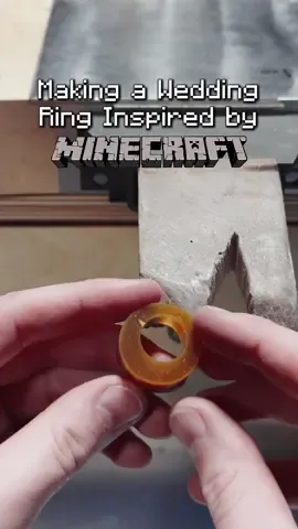 Making a wedding ring inspired by Minecraft! All pixel jewelry out for pre order NOW!