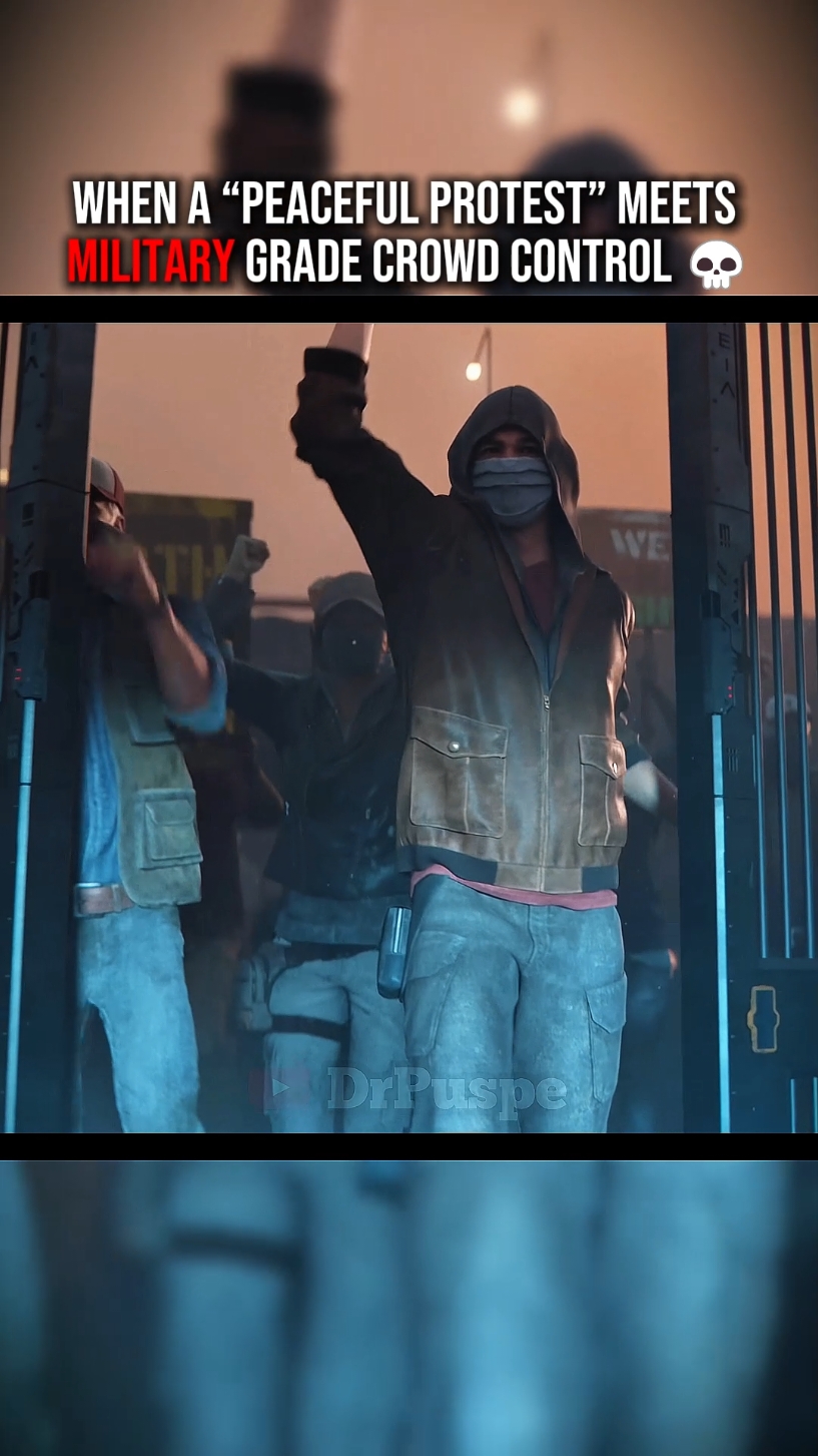 When Protests Unlock Hardcore Mode 💀 #gaming #playstation #ps5 #gamerentiktok #memestiktok #xbox #pcgaming #fyp 