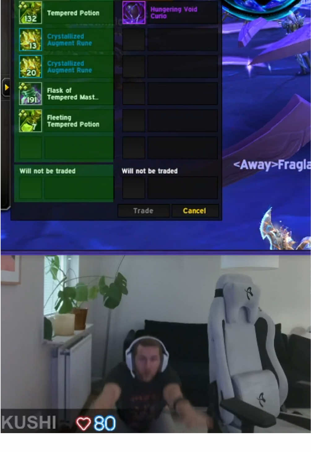 When your guildmate got a mythic curio but youre a loot goblin 😈 #worldofwarcraft #thewarwithin #manaforgeomega 