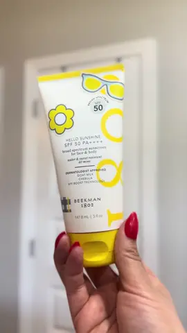Hello Sunshine ☀️ @Beekman 1802  #hellosunshine #spf #trending #fyp 