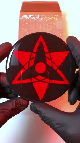 SHARINGAN  Peints à la main+Finition en résine  Abonne-toi pour plus de créations inspirés de tes animés préférés !  #sharingan #uchiha #naruto #resinart 