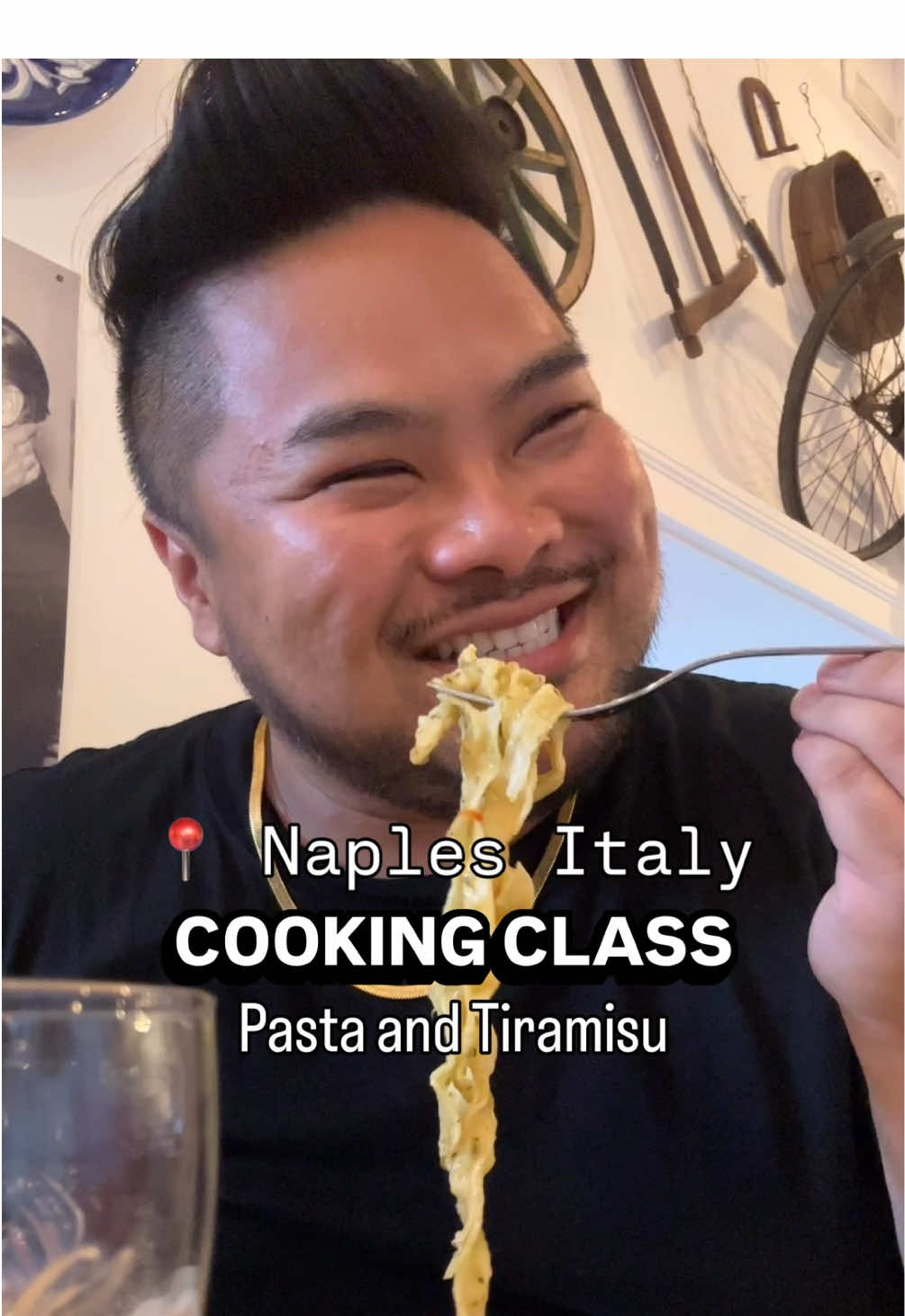 DON'T BE AFRAID (Julia Child voice) 🧑‍🍳 Hands-on pasta making with @san_carlo_17 was a dream. We rolled tortellini, stuffed with cheese. We cut tagliatelle, long flat ribbons. We shaped maltagliati, the scraps turned into jagged little pieces. Learned how to cut and form, then sat down and ate the results. Simple, rich, perfect. The tiramisu after was a bonus. My mom loves it more than anything, so now I owe her one. Travel pulls me in for the food and the rhythm of daily life. Cooking and eating with people opens a door that nothing else does. That workshop reminded me why I wander. Next trip is different. An all-inclusive resort. Not my usual style. It feels strange to plan a trip that doesn’t involve chasing markets or getting lost in side streets. But my parents want this, and they want me there. Time with them matters more than the setting. Maybe it’ll teach me how to rest rather than constantly being Dora the Explorer. I’m not good at that. But I’ll try. @sanpelligrino_official @airbnb @delta @chasetravel @Magnum Ice Cream @Visit Naples @MUJI USA @Crocs @Liquid I.V. @American Airlines 