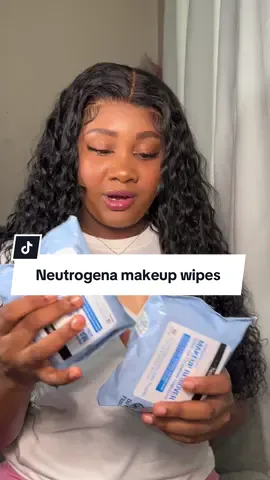 What makeup wipes do guys normally use ? I really like this 3 pack one it’s affordable plus I just used too wipes to get my face cleaned #makeupwipes #neutrogena #makeup #makeupremoval 