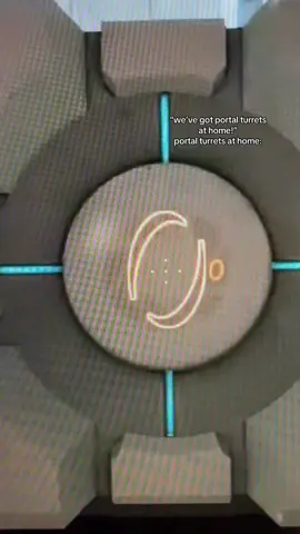Replying to @ella sent-from-hell-a u think i can work this into a resume    #portal #portal2 #portalturret #turret #valve 