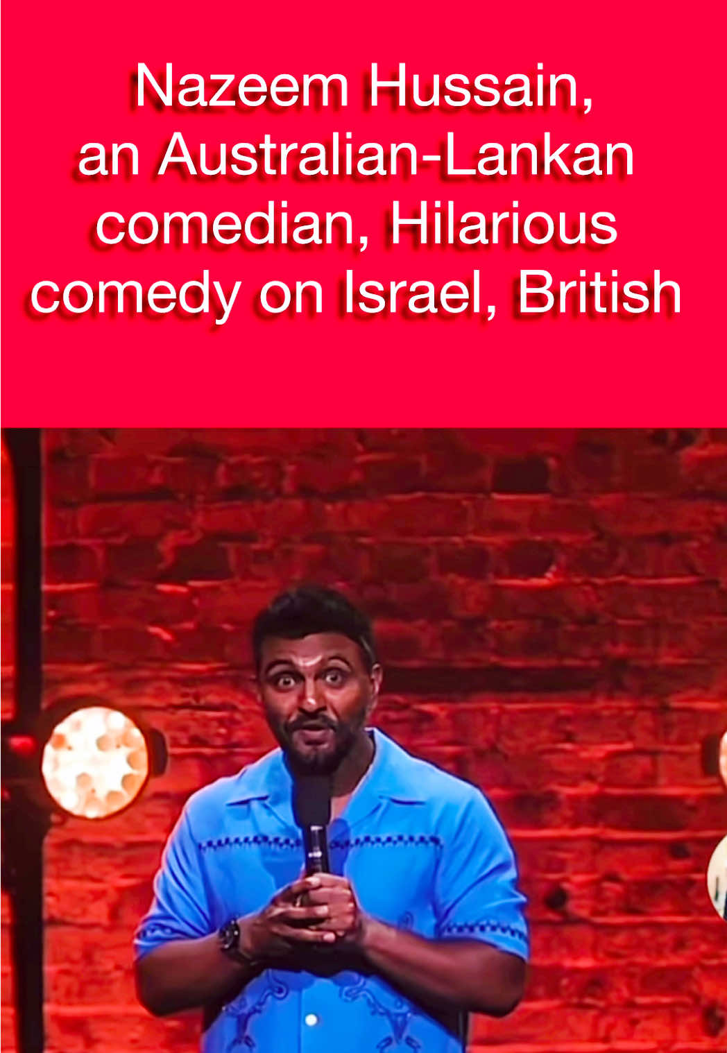Nazeem Hussain, an Australian-Lankan comedian, Hilarious comedy on Israel & British. #foryou #reels #trending #news #foryoupage @free Palestine @OnePath Network @Belajar Public Speaking @Free Palestine 