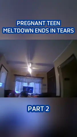Pregnant Teen Meltdown Ends in Tears #bodycam #cops #2 #foryou 