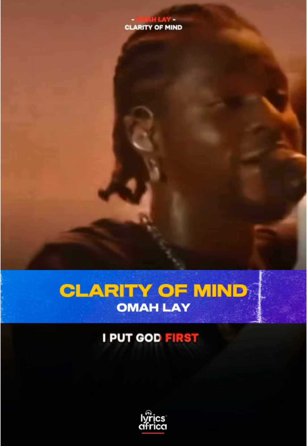Omah Lay - Clarity Of Mind (Lyrics) #lyricsafrica #naijalyrics #lyricsvideo #afrobeats #fyp #newmusic #foryoupage #viral #foryou #xyzcba #music #tiktoknigeria #tiktokafrica