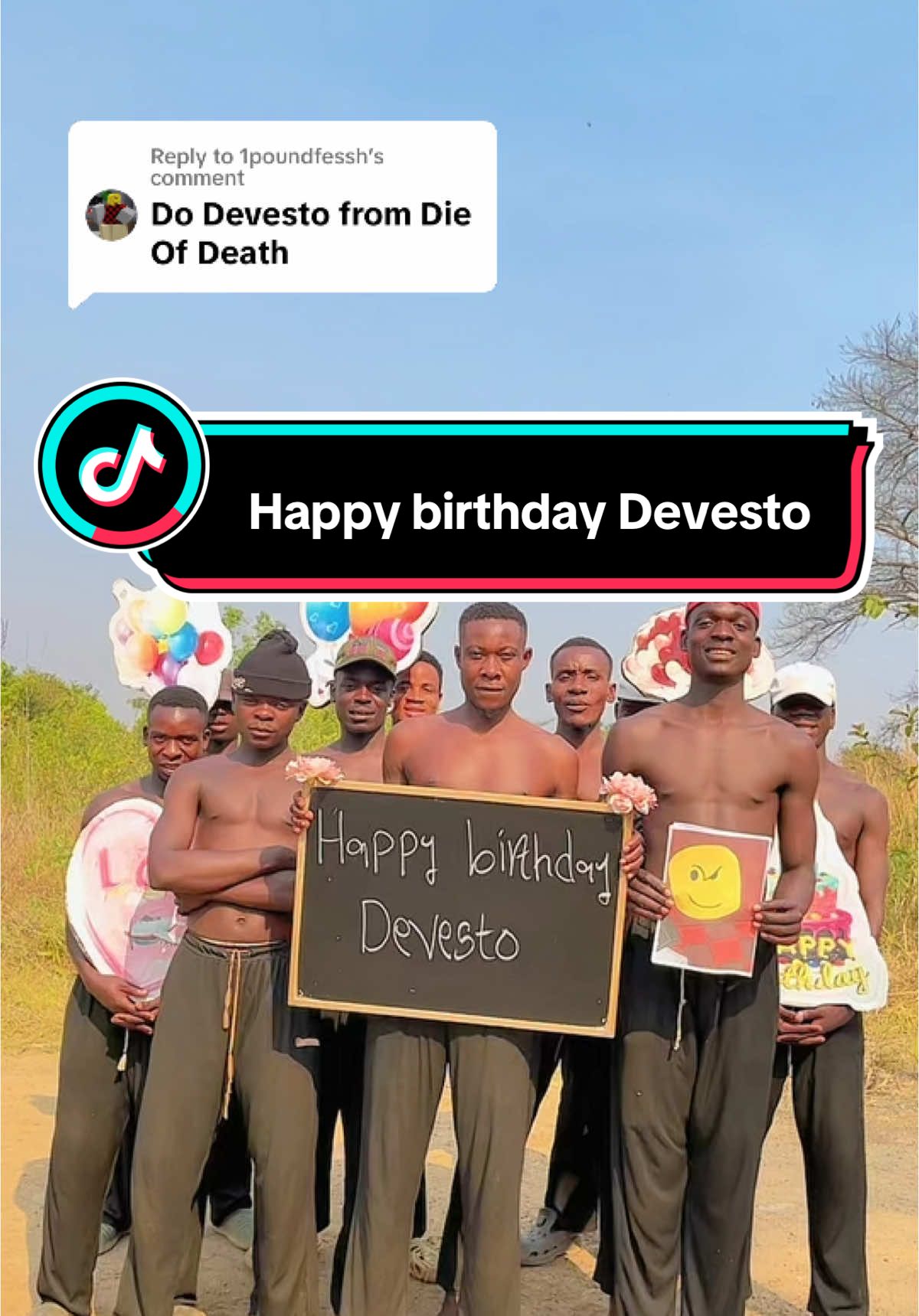 Replying to @1poundfessh#Devesto #dieofdeath #devestodieofdeath  Happy birthday Devesto