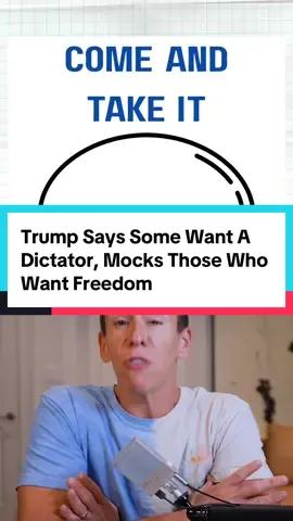 Trump Says Some Want A Dictator, Mocks Those Who Want Freedom #usa #america  Trump is beginning his big dictator week. This morning he said that a lot of people are saying “maybe we like a dictator” after mocking people for wanting to protect their freedom. Trump signed an executive order today to ensure that every state’s national guard is trained to “quell civil disturbances” aka protests. Over the weekend, he said going to send the military into Chicago, then the Pentagon confirmed that he has been planning to do this for months and that they could be sending active duty troops to the city in addition to the national guard. Chicago’s mayor echoed the sentiments of many Chicagoans saying that there will be an uprising in Chicago against this tyranny. Ben Franklin once found himself in a situation similar to ours and he said ”rebellion to tyrants is obedience to God.” Trump also threatened to send the military into Maryland because the Governor criticized him on TV. He also threatened to revoke funding to fix their bridge too. Not long after Trump said that the news media should be censored by stripping their broadcast licenses because they’re reporting negatively to him. Trump is also taking away your right to free speech by signing an illegal executive order that is trying to make burning the flag a crime with a 1 year jail sentence. Burning the flag is protected speech… the whole point of the 1st amendment is to protect Radical political advocacy. This regime would have jailed Thomas Jefferson, who for example wrote that ”the tree of liberty must be refreshed from time to time with the blood of patriots and tyrants”. Protecting statements like that is the entire point of the 1st amendment. Trump then threatened to investigate Chris Christie because he was being critical of him on the Sunday shows. This comes after the Trump justice department raided John Bolton, one of Trump’s biggest critics. Trump then forced Intel to give the government 10% of the company and says that he will try to obtain more control of companies. I know it’s very dark in America as the iron curtain comes down on us but you still have the rights you need to save yourselves.