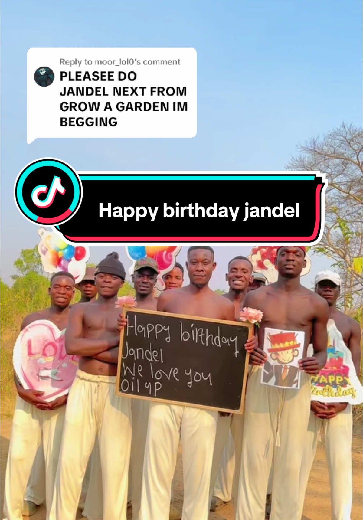 Replying to @moor_lol0#jandel #growagarden Happy birthday jandel