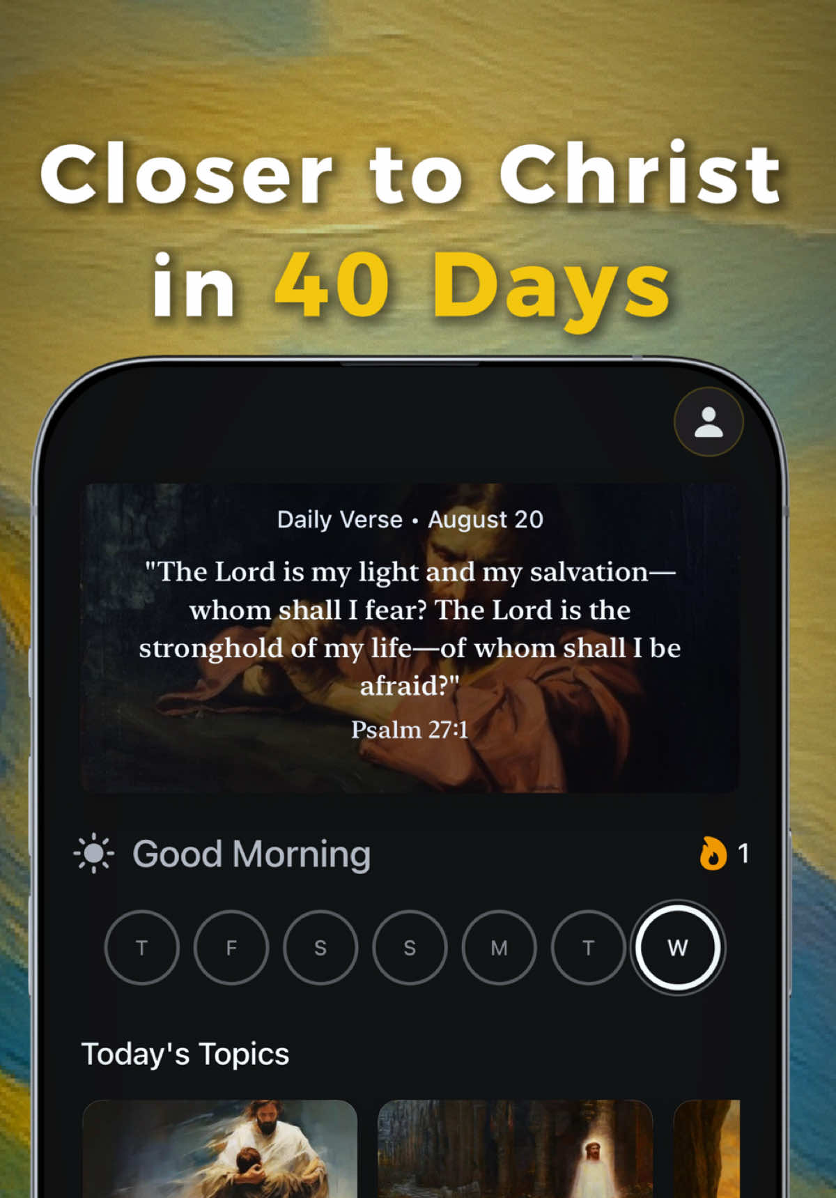 Your 40 days start here. Download Genesis in the App Store to transform your walk with God ✨ #genesisapp #christiantiktok #bible #jesus #fyp