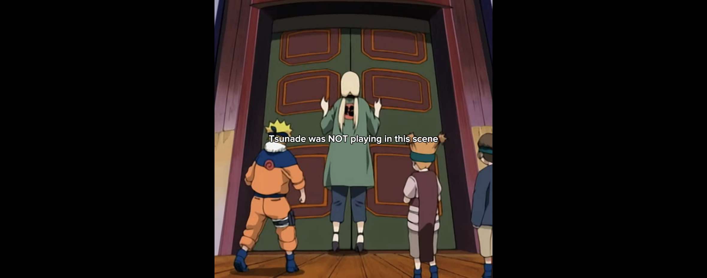 She was so serious that she didn’t even care about Konohamaru!! // #naruto #tsunade #serious #Anime 