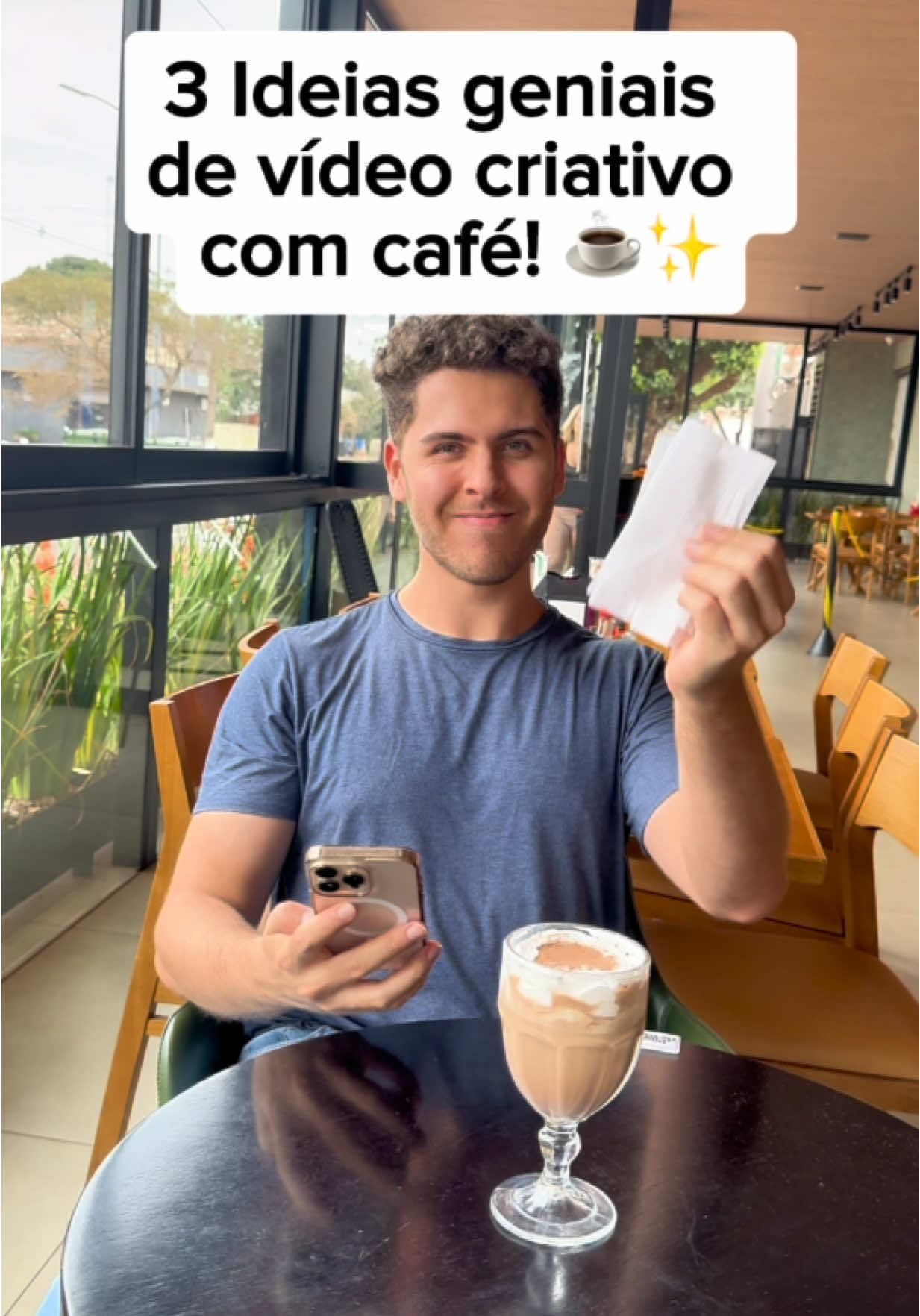 Qual você mais gostou? Salva ou manda pra alguém não perder. ☕✨ 3 ideias geniais de vídeo criativo que vão deixar seu café incrível! #dicqs #foto #fotografia #iphone #cafe     