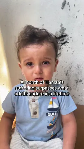 “A month of Hamza’s suffering surpasses what adults endure in a lifetime. Stand with Hamza and his family in this crisis — link in bio