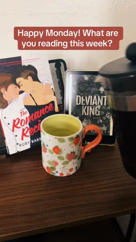 This week I’m on my second Rina Kent book, Deviant King. I’m also reading a book I got from the Dollar Tree, The Romance Recipe. Looking forward to both! What are you reading? #fyp #BookTok #booktokfyp #currentlyreading #rinaverse 