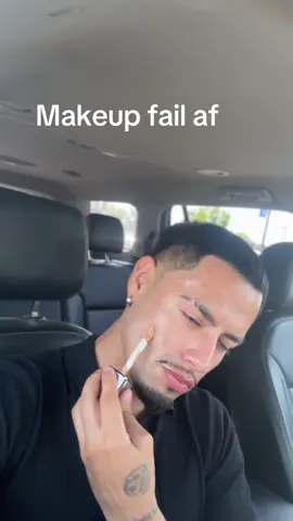 @about-face beauty the performer foundation  @Beauty Creations Cosmetics contour sticks  @Isamaya Beauty blush duo @Huda Beauty peach pie powder  @Rare Beauty brow lifting gel @Versed Skin serum concealer  #makeupfail #makeup #makeuponthego #quickmakeup 