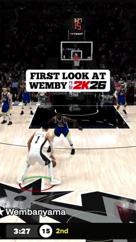 7’4 Wemby moving different In NBA 2K26 🥼🧪🔥 #nba2k26 #2k26 #fyp #2k #nba2k 
