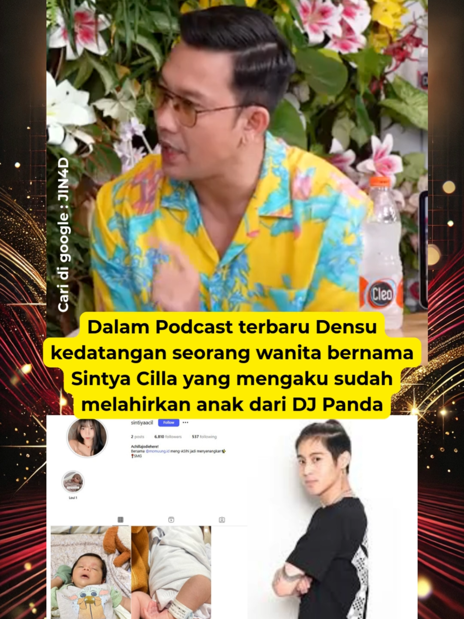 Dalam Podcast terbaru wanita bernama Sintya ( Cilla ) memberikan statement yang lumayan kontroversial karena mengaku dia lah 2 wanita yang termasuk sudah di hamili dan sudah melahirkan Bayi dari DJ PANDA. - Bagaimana kah Tanggapan yang akan di berikan DJ PANDA terkait masalah ini !! SC : YT : CURHAT BANG Denny Sumargo #fyp #viral #trending #forypupage #densu #djpanda #curhatbang #dennysumargo