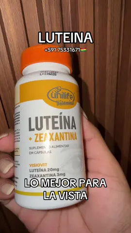 Disponible para todo Bolivia !!! #scz #fyp #luteina #lutein #bolivia 