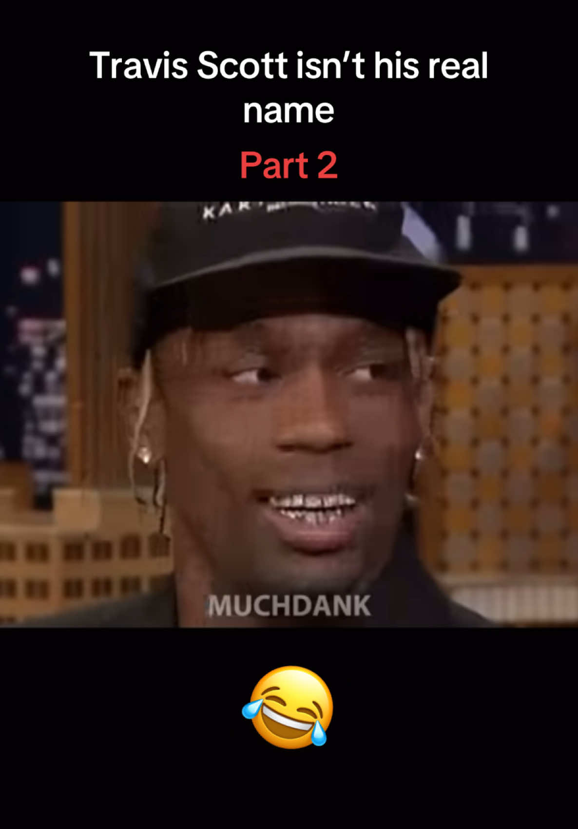 Travis Scott on Jimmy Fallon show #jimmyfallon #funny #fyp #spoof #travisscott 