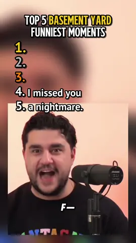 Top 5 Basement Yard funniest moments 😭😭😭@The Basement Yard #basementyard #basementyardpod #basementyardpodcast #podcasting #funnytiktok 