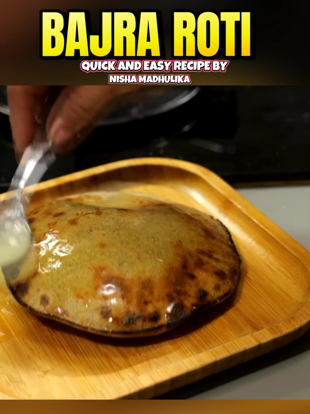 🌾 Gluten-Free Bajra Roti Recipe by Nisha Madhulika – Quick & Easy! 𝗗𝗲𝘀𝗰𝗿𝗶𝗽𝘁𝗶𝗼𝗻   Learn how to make soft and delicious gluten-free Bajra Roti (Pearl Millet Flatbread) with this quick and easy recipe by Nisha Madhulika. Perfect for a healthy meal, this traditional Indian bread pairs well with various curries and vegetables. Follow along for step-by-step instructions and tips to make the perfect Bajra Roti at home.   👉 Follow for more healthy and traditional recipes!   🎥 Like, comment, and share to spread the joy of cooking.  #BajraRoti #GlutenFreeRecipe #NishaMadhulika #HealthyEating #IndianFlatbread       