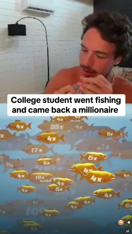 College student went fishing and came back a millionaire #collegestudent #fishing #millionaire #kickstreaming 