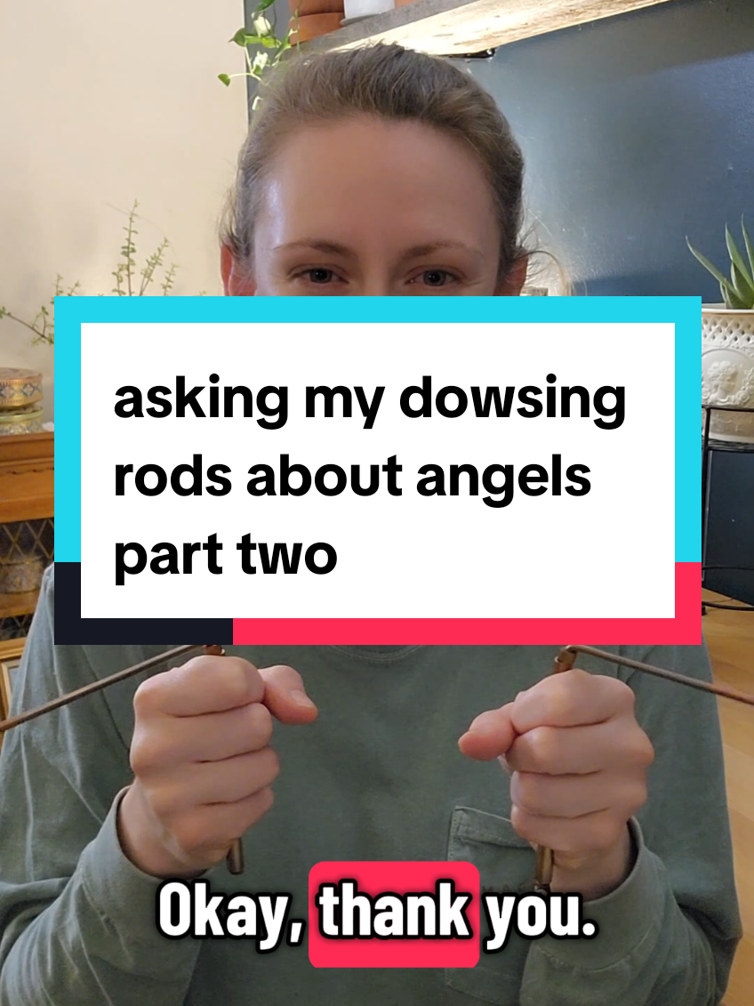 Part two on asking my dowsing rods about angels 😇 At the end you see a behind the scenes of how I use my rods when I get a confusing answer to then ask more clarifying questions to find the real answers!  #dowsing #dowsingrods #spirituality #angel #energywork 