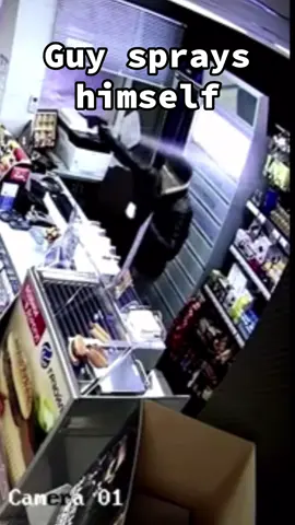 Guy robbed a convenience store in the worst possible way… #pepperspray #pepperspraycentral #store #foryou 