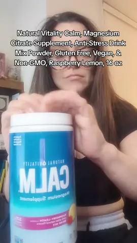 SUPPORT BALANCED MOOD: Magnesium CALM powder helps manage stress, release tension and relax your mind for a calming experience you can feel #StressRelief #calmingvibes #overstimulatedmom 