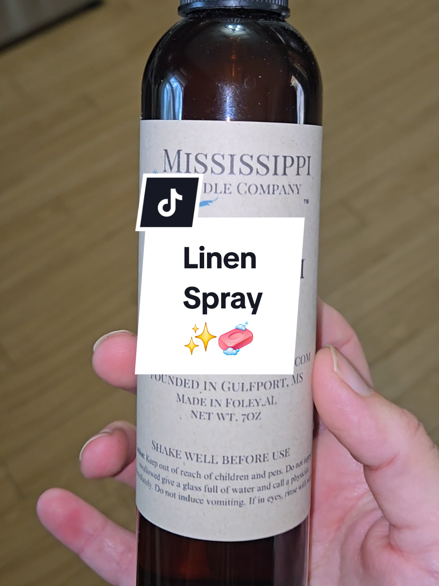 My go to smell good spray! Makes my house feel like a fancy hotel, even if it looks like a tornado has ran through the house 🫣🤣 #linenspray #smellgood #cleanhome #mississippicandlecompany #smellgoodallday 