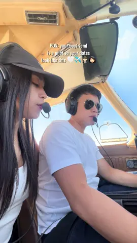 My forever date, pilot of mine 🧑🏻‍✈️✈️ #pov #thiskindofdate #myman #flying #couplegoals 