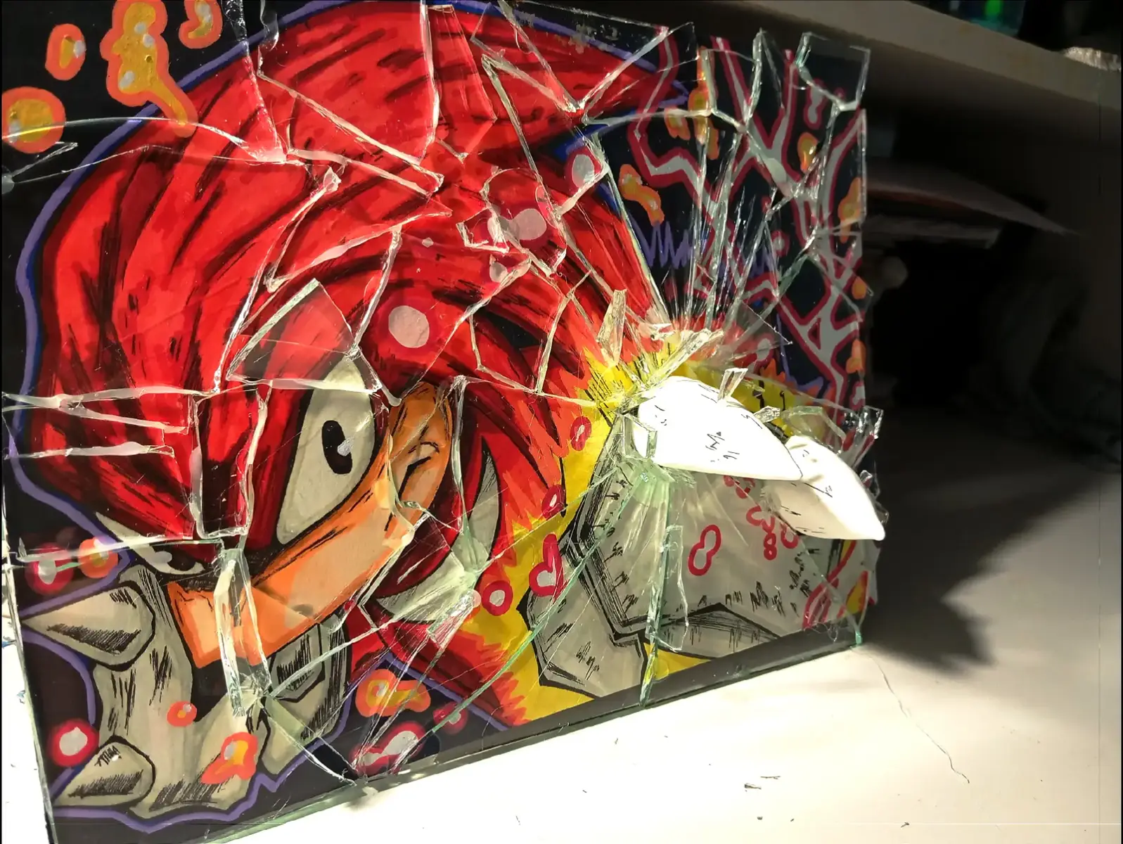#sonic  #knucklestheechidna #art  #knuckles #fup 