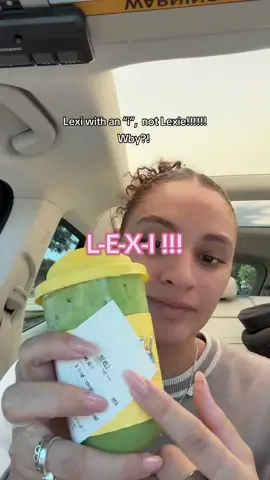 lol how is this not the universal way to spell Lexi!! How bad does yalls name get misspelled? 😂