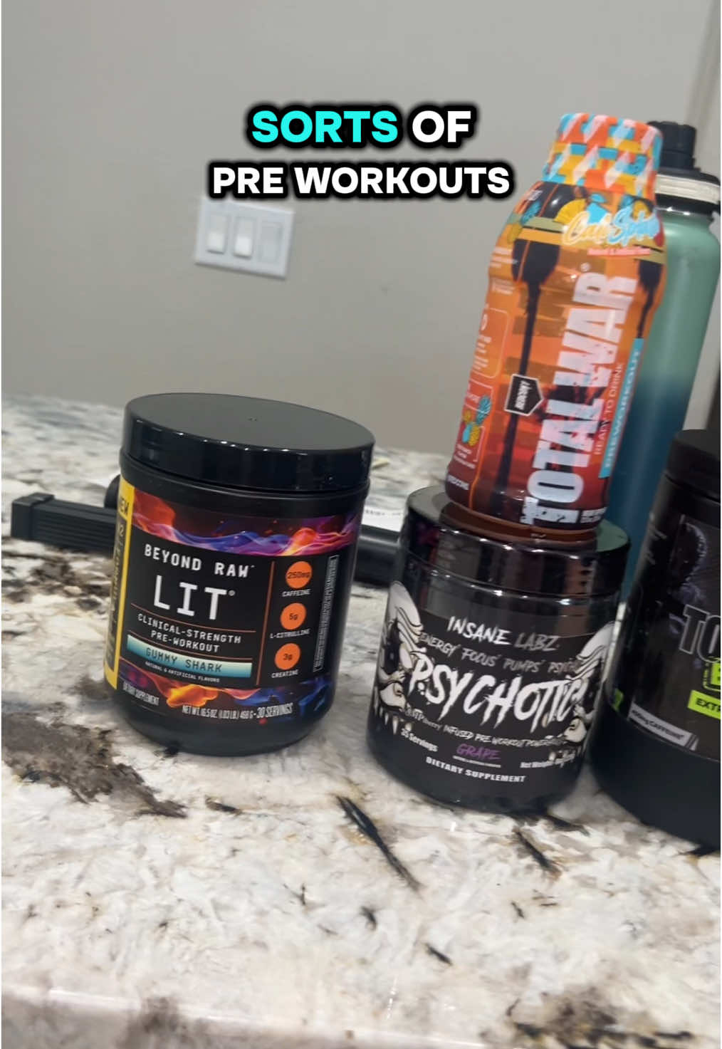 Pre makes the world go round, that’s a gym bro fact btw. #preworkout 