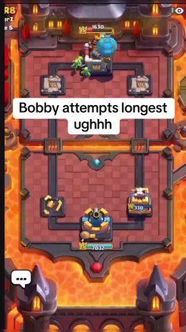 Bobby tries longest uggghhh 😂 #fyp #clashroyale #viral #stream #bobby 