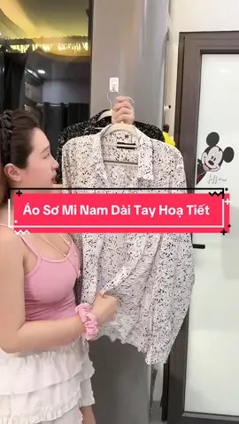 Áo Sơ Mi Nam Dài Tay Hoạ Tiết #xuhuong #cohuyentaphoa 